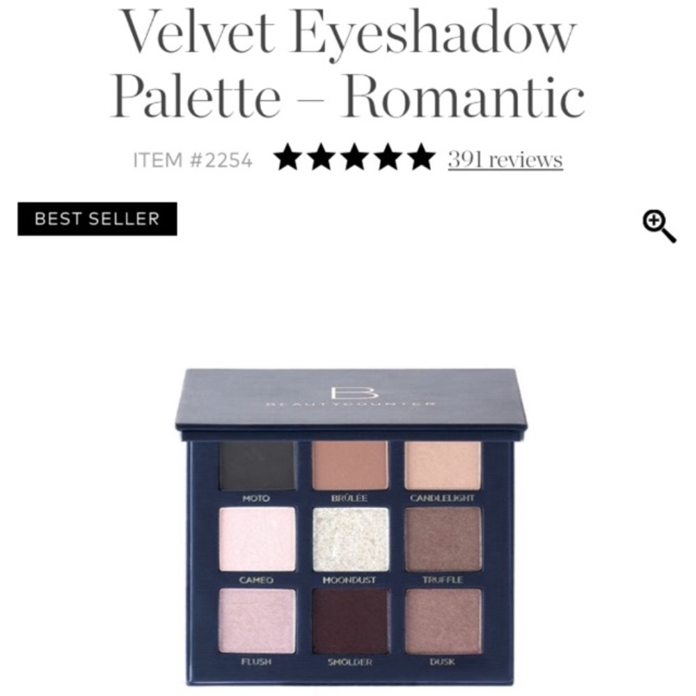 NWT Romantic beautycounter eye shadow palette